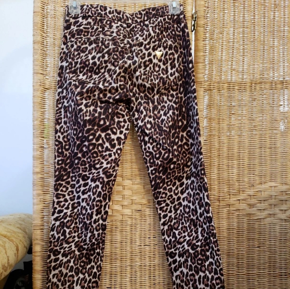 GUESS Leppard Print Jeans